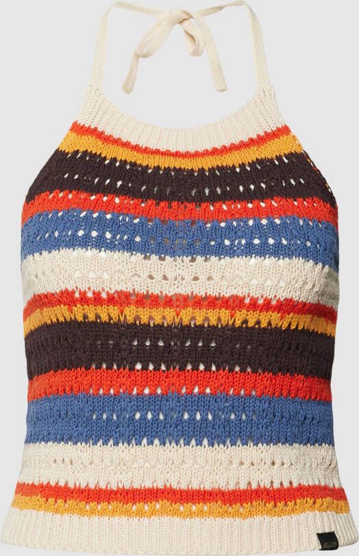 Superdry Top met labeldetail
