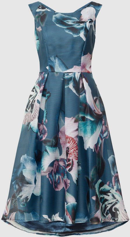 Swing Cocktailjurk met all-over motief