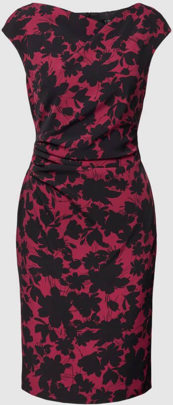 Swing Cocktailjurk met all-over motief