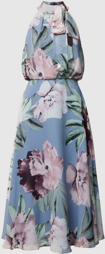 Swing Cocktailjurk met all-over motief