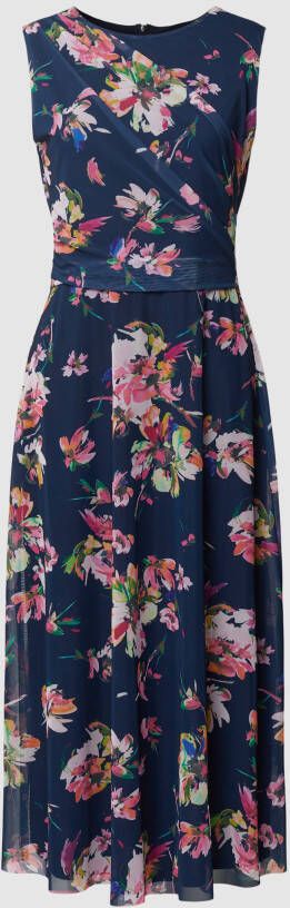 Swing Cocktailjurk met gebloemd all-over motief