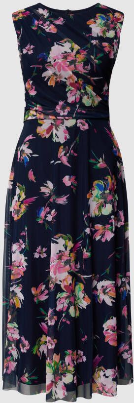 Swing Cocktailjurk met gebloemd all-over motief