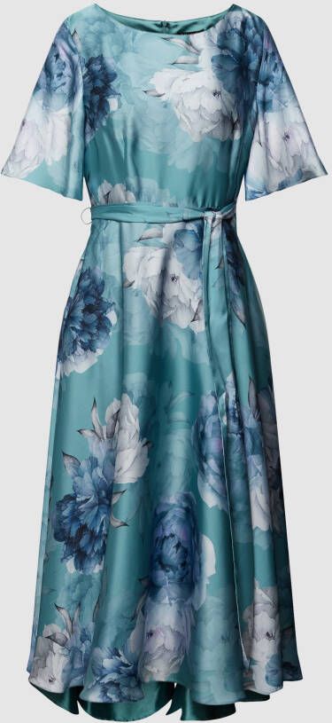 Swing Cocktailjurk met gebloemd all-over motief