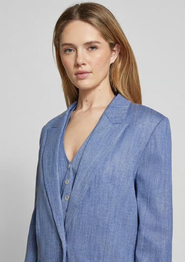 SWING Blazer met reverskraag