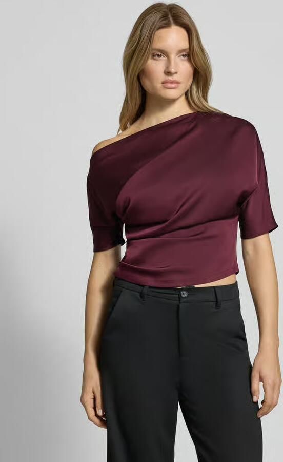 SWING Blousenshirt met plooien - Foto 3