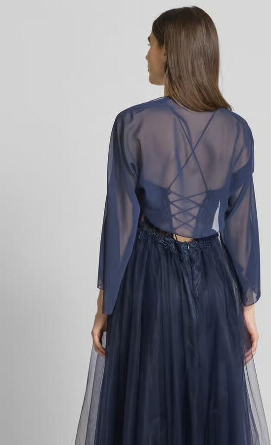 SWING Bolero met opengewerkte voorkant