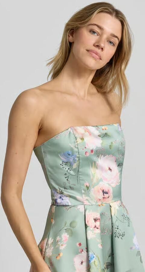 SWING Cocktailjurk in off-shoulder-look