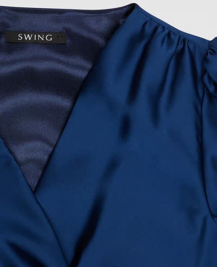 Swing Cocktailjurk in wikkellook