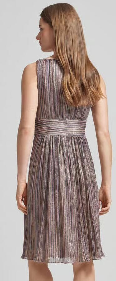 Swing Geplooide Lurex Cocktailjurk Multicolor Dames