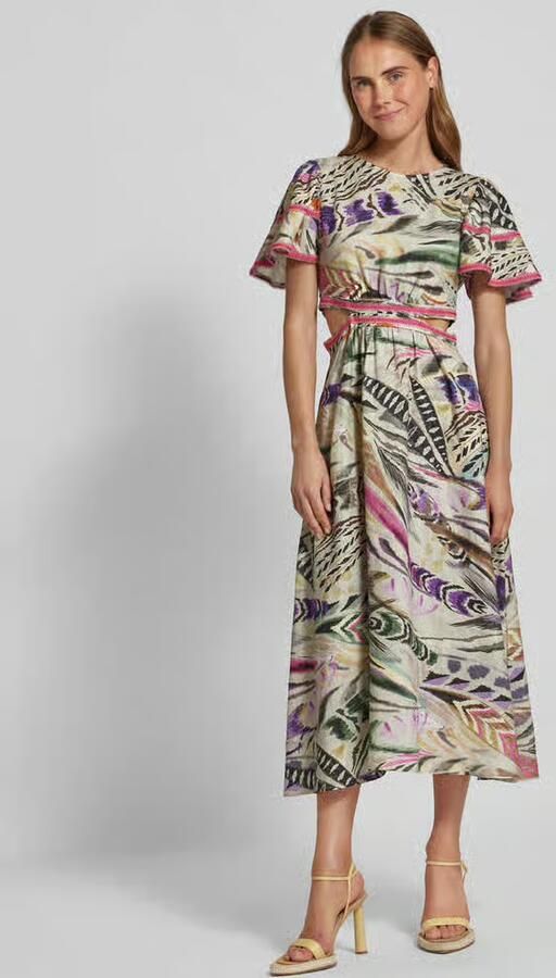 SWING Getailleerde maxi-jurk met ritssluiting - Foto 2