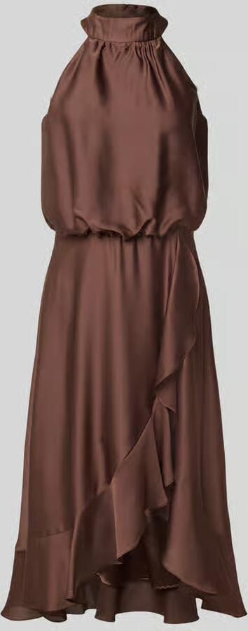 SWING Halter-cocktailjurk met volants - Foto 2