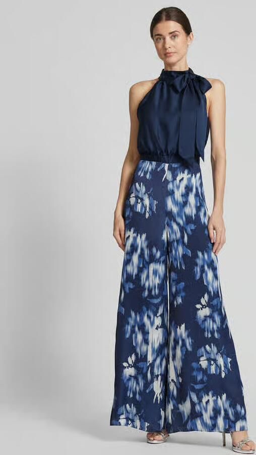 Swing Elegante Jumpsuit met Blousetop Blue Dames - Foto 6