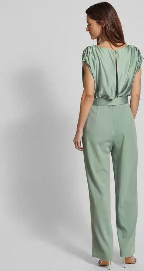 SWING Jumpsuit met ronde hals