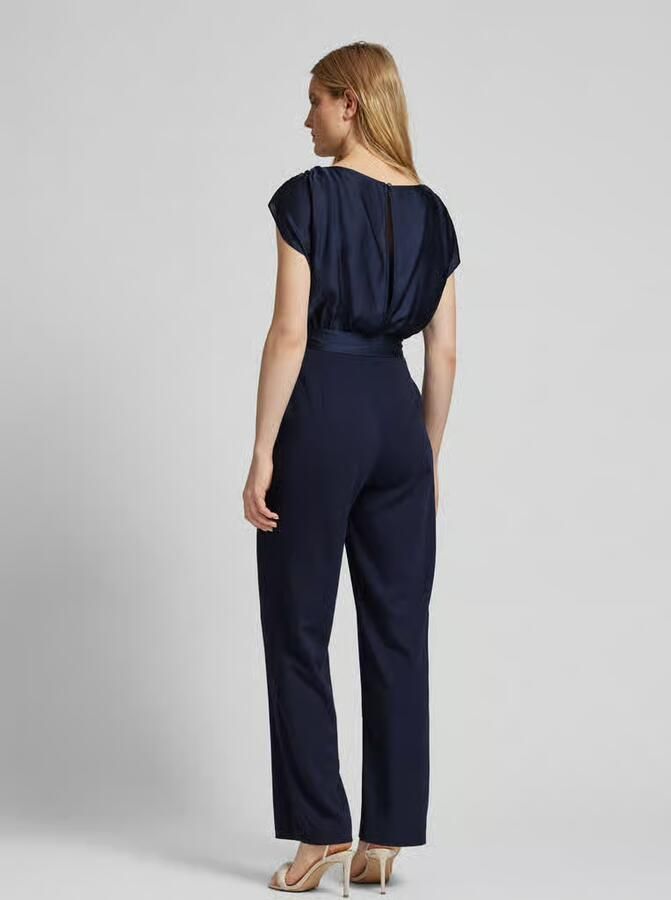 SWING Jumpsuit met ronde hals