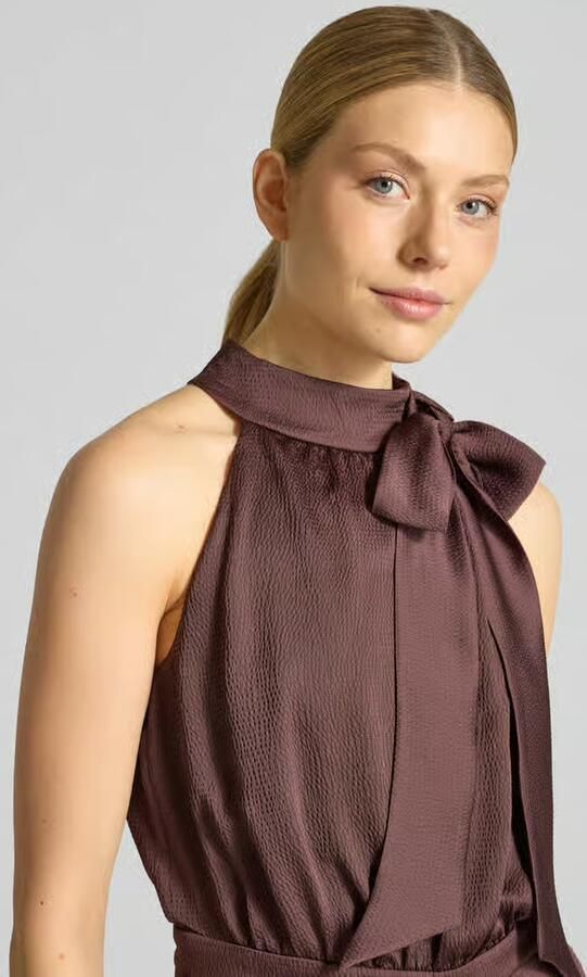 SWING Jumpsuit met sierstrik