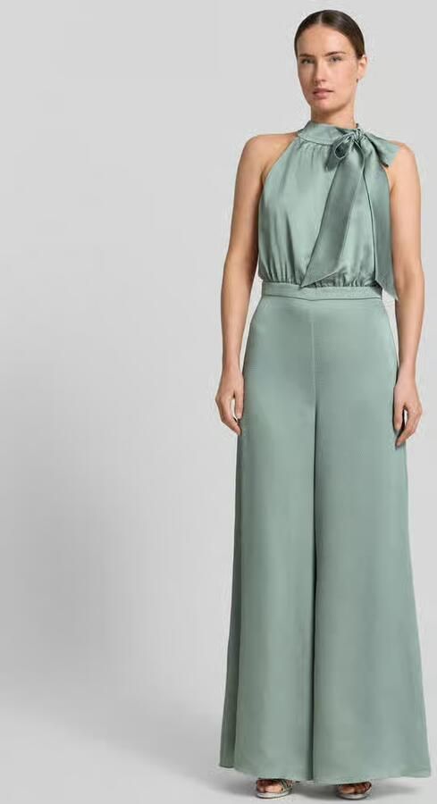 SWING Jumpsuit met strik en knoopsluiting aan de achterkant - Foto 5