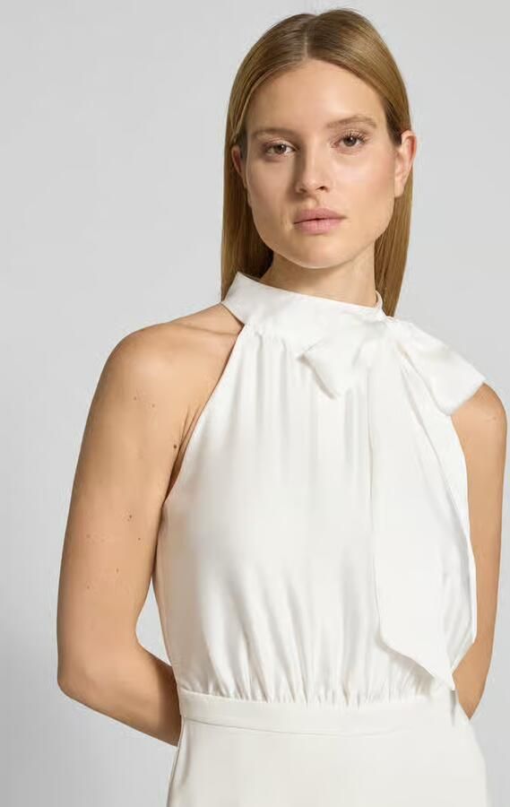 SWING Jumpsuit met Strikapplicatie