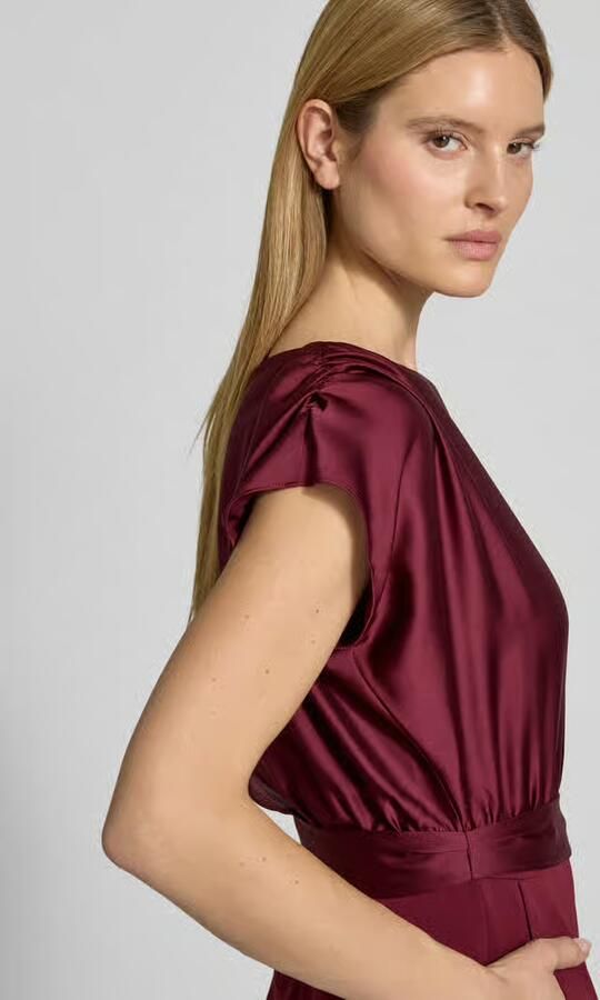 SWING Jumpsuit met Strikceintuur
