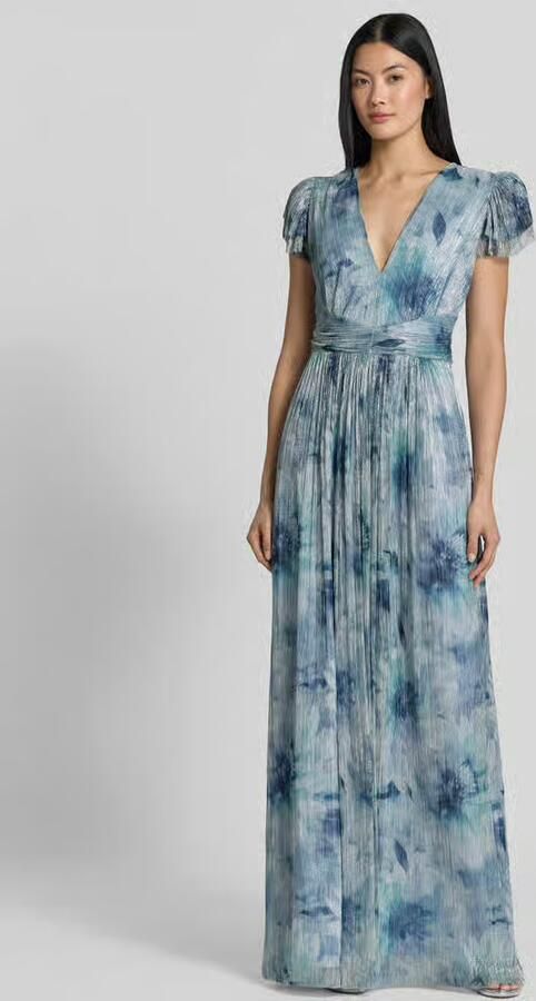 SWING maxi-jurk met all-over bloemenmotief - Foto 3