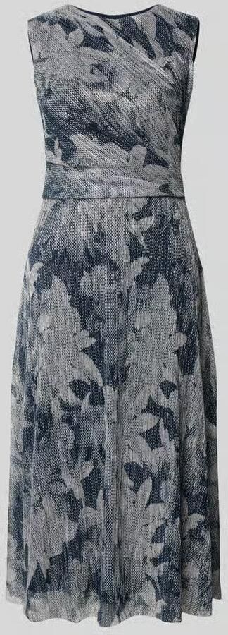 SWING Midi-jurk met bloemen All-over print - Foto 2