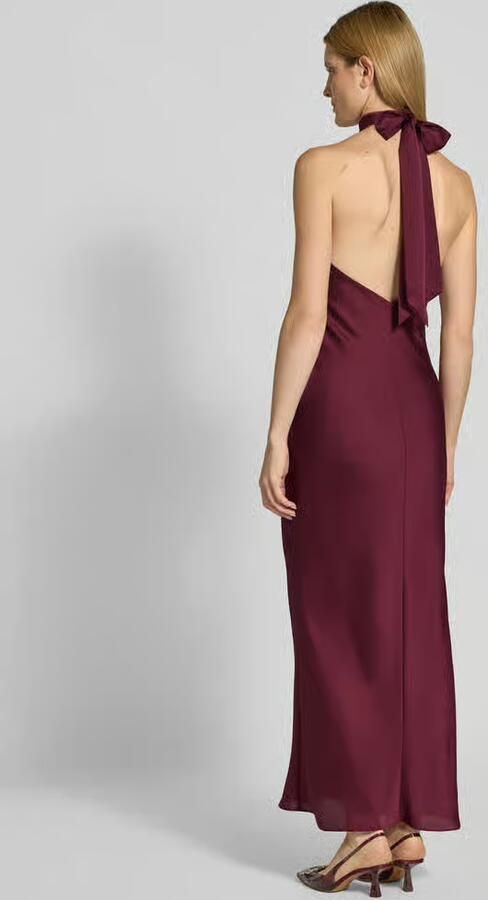 Swing Nauwsluitende-avondjurk met halter - Foto 2
