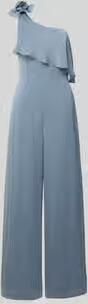SWING regular fit jumpsuit met bloemversiering