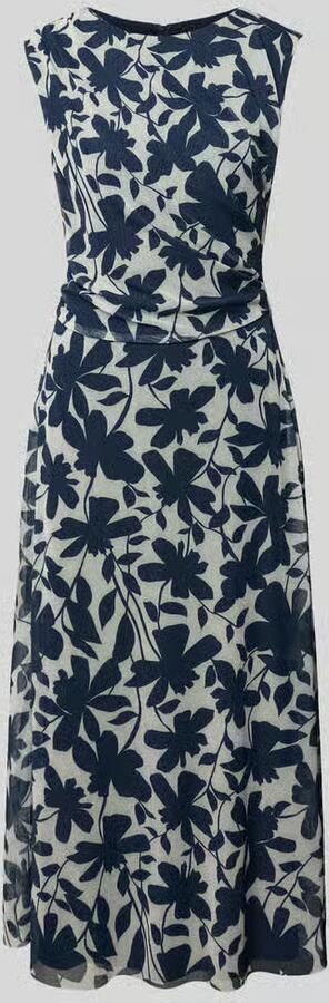 SWING regular fit midi-jurk met all-over bloemenmotief - Foto 2