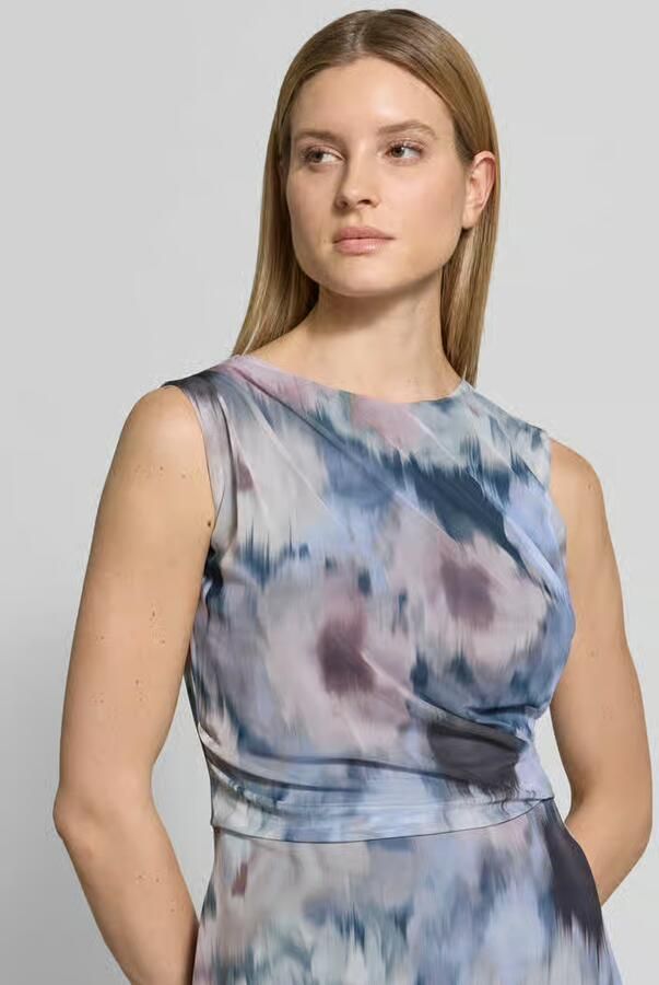 SWING regular fit midi-jurk met plooitjes - Foto 2