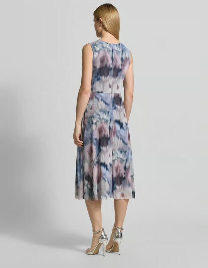 SWING regular fit midi-jurk met plooitjes - Foto 2