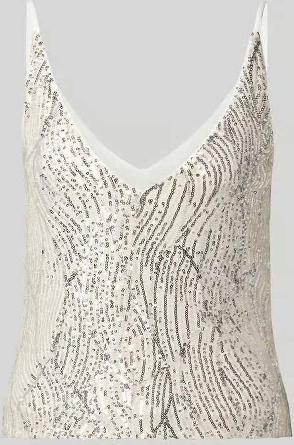 SWING Regular fit top met all-over pailletten - Foto 2