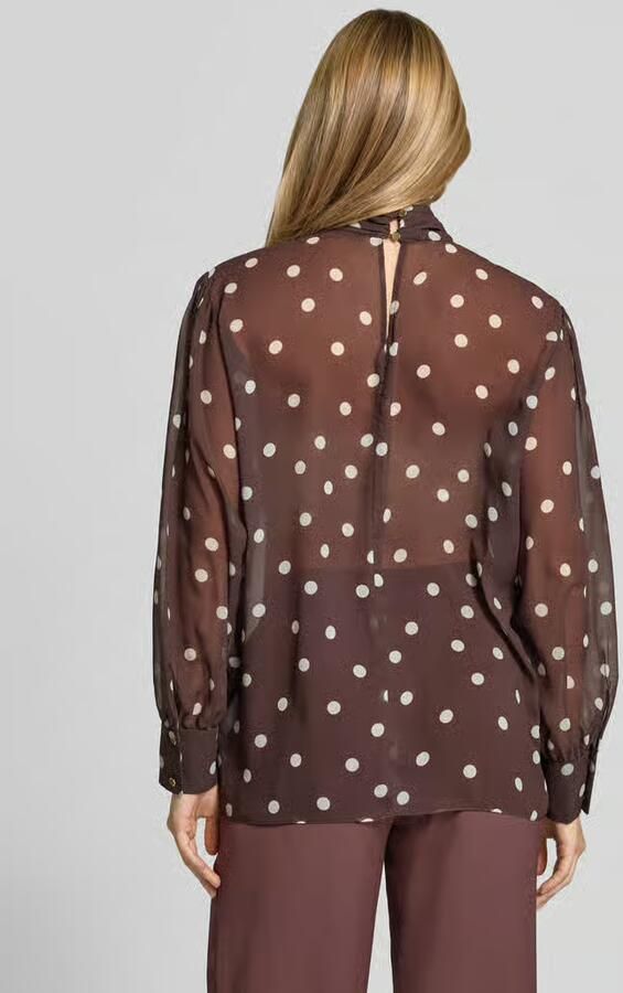 SWING Relaxed fit blouse in semitransparant design - Foto 2