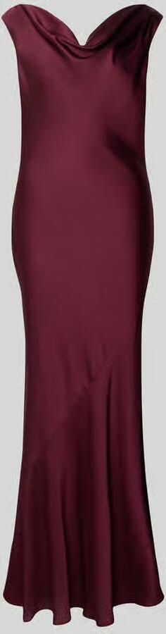 Swing Slim fit avondjurk in mouwloos design