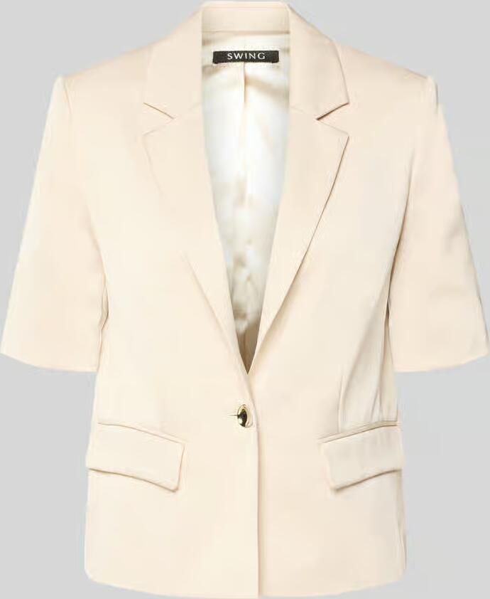 SWING Slim fit blazer met 1 2-mouwen