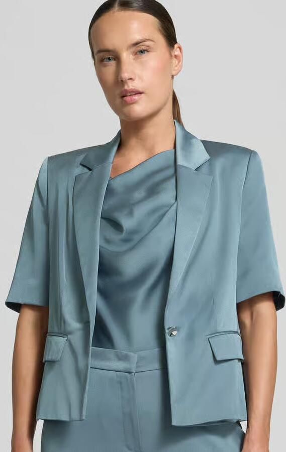 SWING Slim fit blazer met 1 2-mouwen