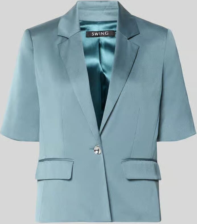SWING Slim fit blazer met 1 2-mouwen