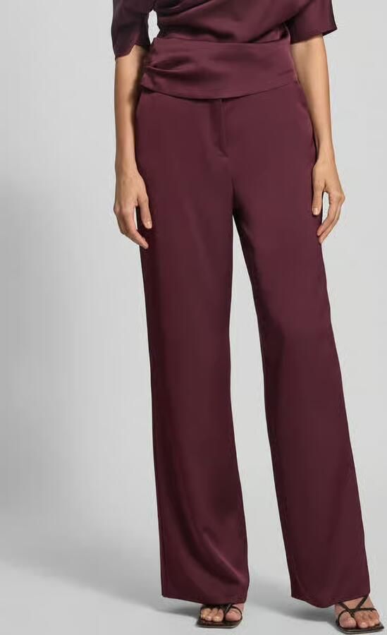 SWING Stoffen broek met knoop- en ritssluiting - Foto 2