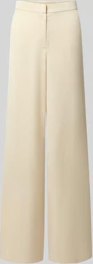 SWING wide fit broek met plooien in de taille