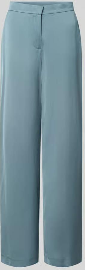 SWING wide fit broek met plooien in de taille