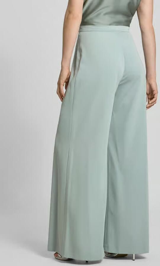 SWING Wide fit stoffen broek met elastische band