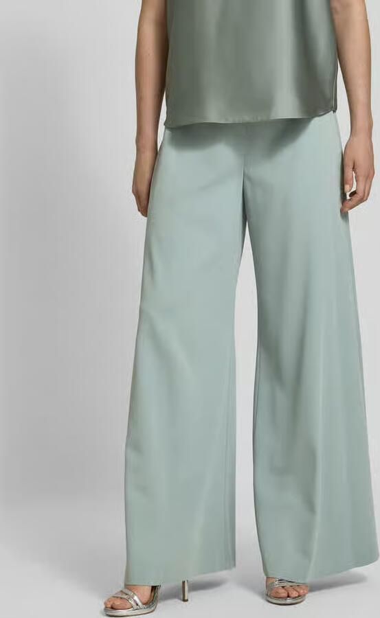 SWING Wide fit stoffen broek met elastische band - Foto 2