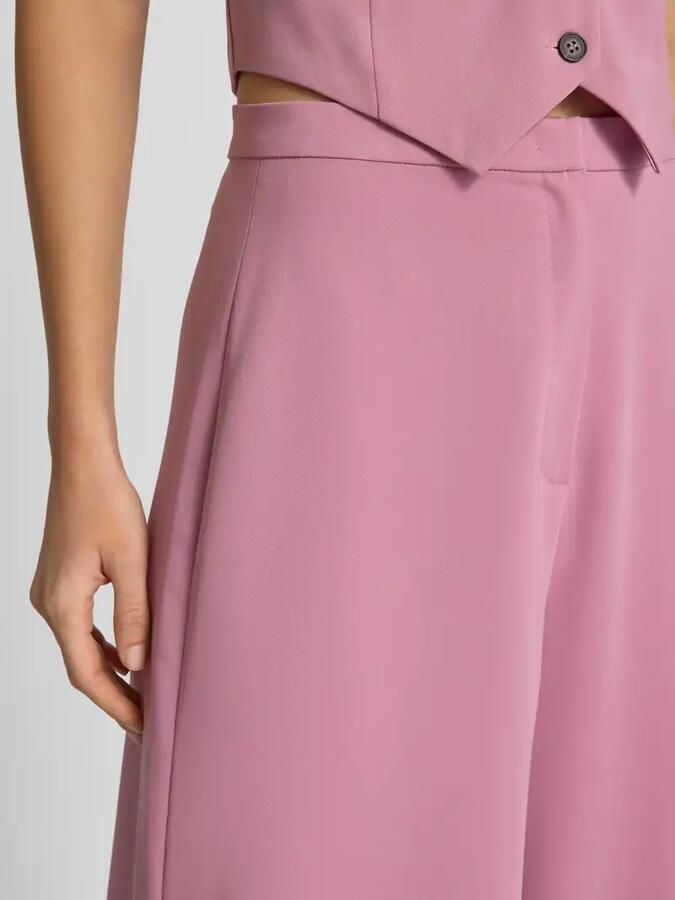 SWING Wide leg stoffen broek met verborgen sluiting