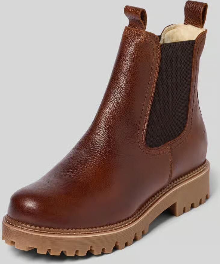 Tamaris chelsea boots van echt rundleer