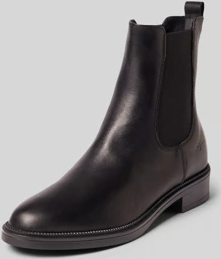 Tamaris chelsea boots van echt rundleer