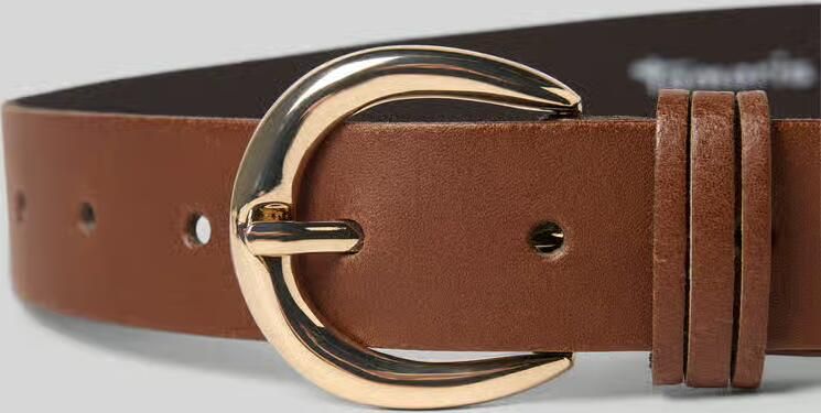 Tamaris Leren riem met reliëflogo - Foto 2