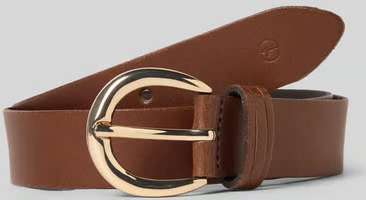 Tamaris Leren riem met reliëflogo