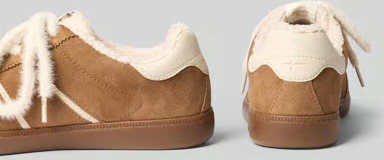 Tamaris sneakers van echt leer