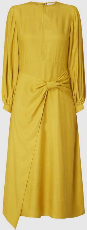 Ted Baker Midi-jurk met knoopdetail model 'Stefany'