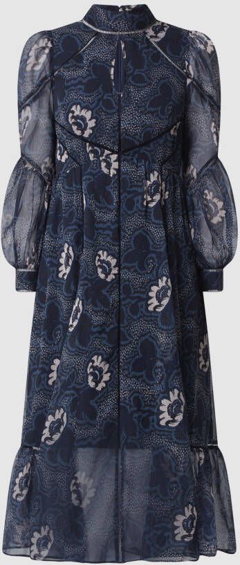 Ted Baker Midi-jurk van chiffon model 'Deluna'