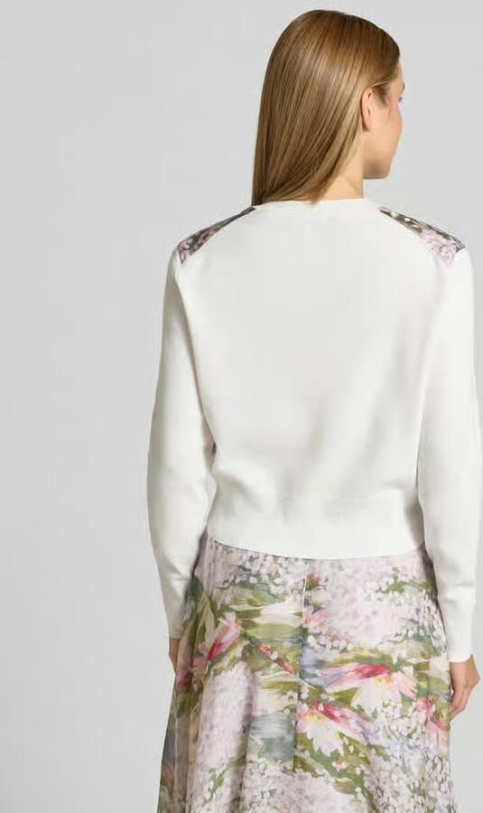Ted Baker Cardigan met geribde ronde hals model 'SISILLA'
