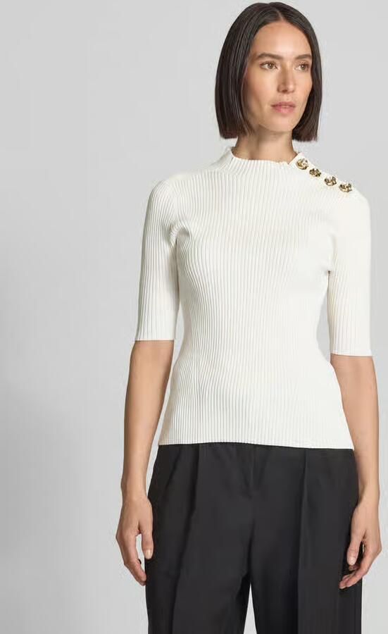 Ted Baker Gebreid shirt met sierknopen en 1 2-mouwen - Foto 2